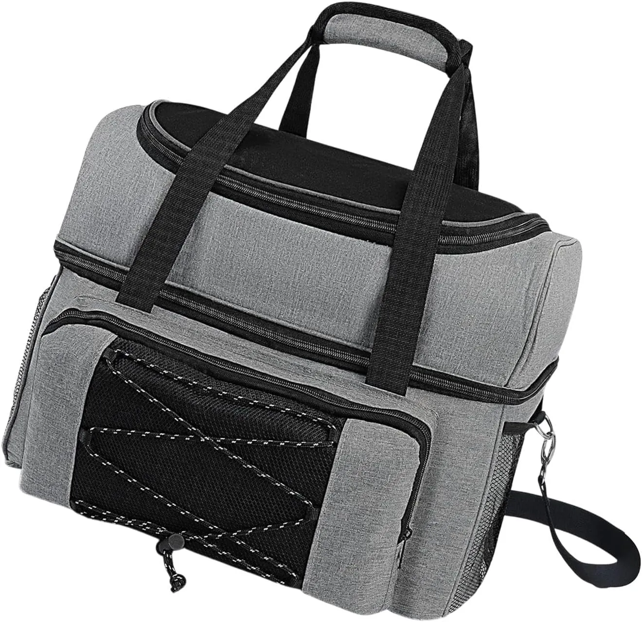 2 Ball Bowling Bag Bowling Tote Bowling Carry Bag for Women Men Practical Padded Ball Holder Organizer for Outdoor Activities