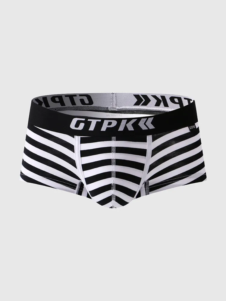 3 Pack Mens Sexy Breathable Fitness Trunks