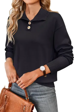 Arach&Cloz Womens Swaters 2024 Fall Fashion Outfits Long Sleeve Crewneck Knit Tops Ruffle Casual T-Shirts Cute Tees Blouses