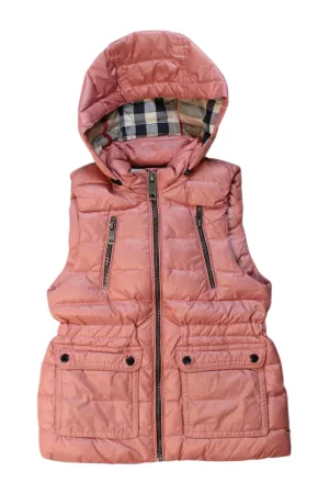 Burberry Quilted Hooded Vest 4T