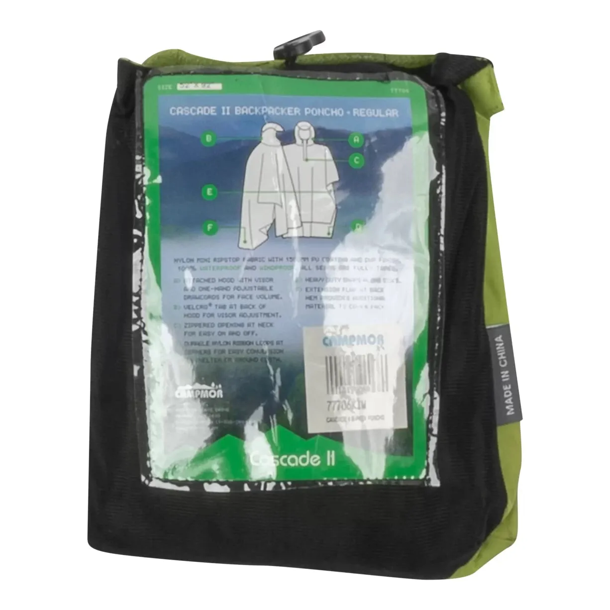 Campmor Cascade II Backpacker Poncho