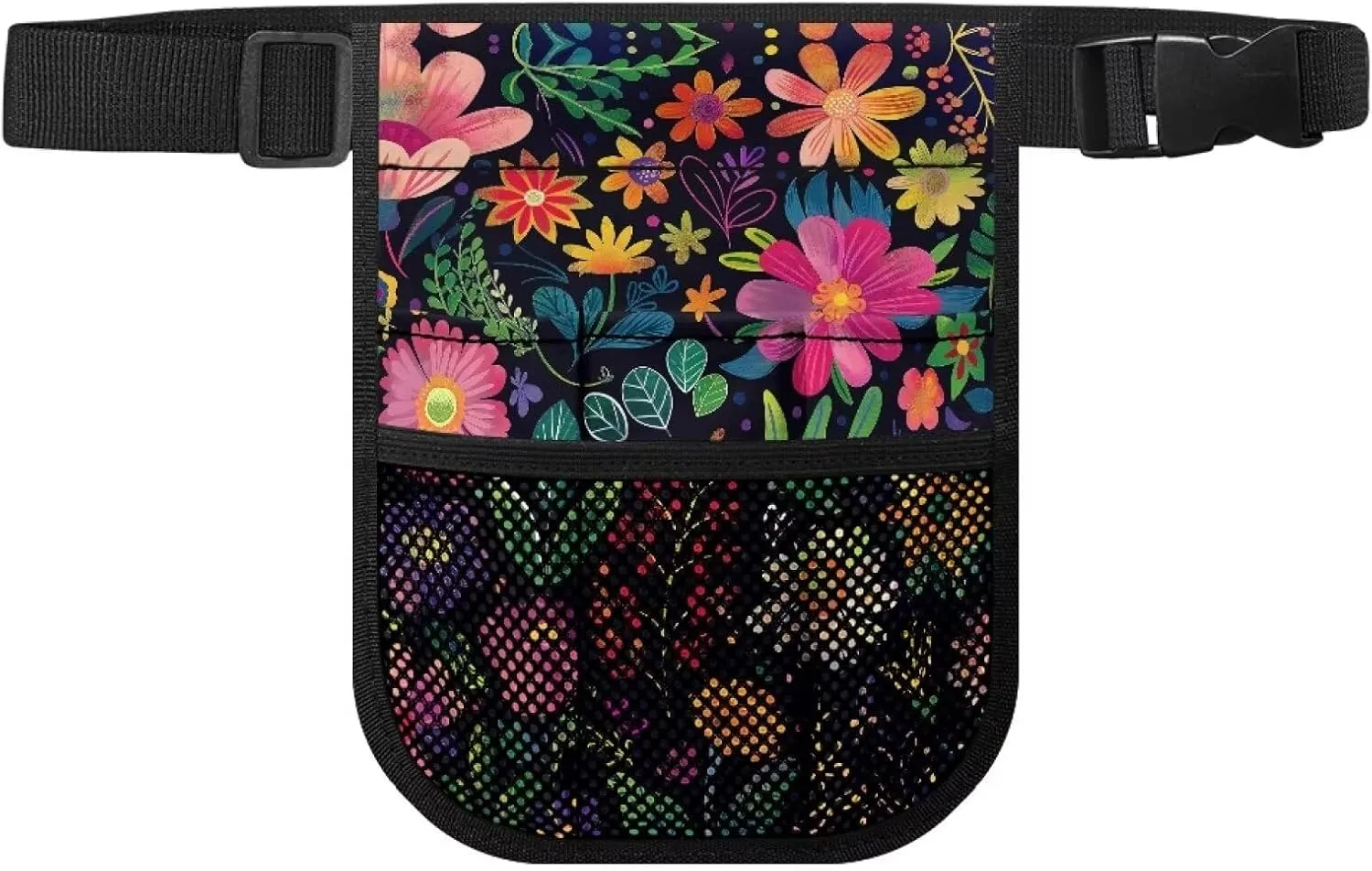 Cartoon Floral Nursing Essentials for Nurses Leaf Nurse Accessories for Work Storage Bag Tool Organizer Convenient Practical for Healthcare Industry Gifts Barber Customized Custom, Medium