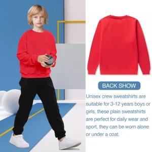 DOTDOG boys unisex-child Crew Neck