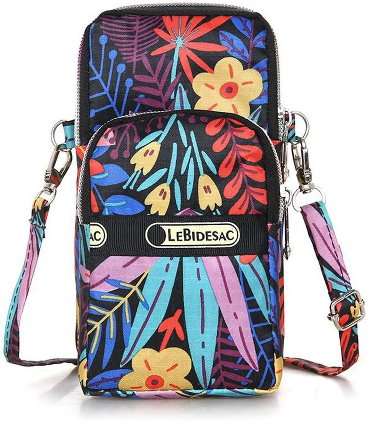 Fashion Neutral Nylon Water Proof Print Outdoor Sports Arm Bags Phone Bag Shoulder Bag Mens (I, One Size)