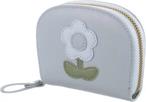 FRCOLOR Small Leather Wallet Multi Card Slots Zipper Purse Practical PU Leather Clutch for Shopping Travel Stylish Wristlet for Women Durable Safe Design