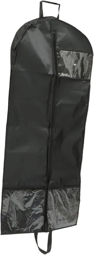 Garneck 1 Pc Simple Clothes Cover Garment Bag Pockets Side Panel Reusable Washable Large for Coats Suits