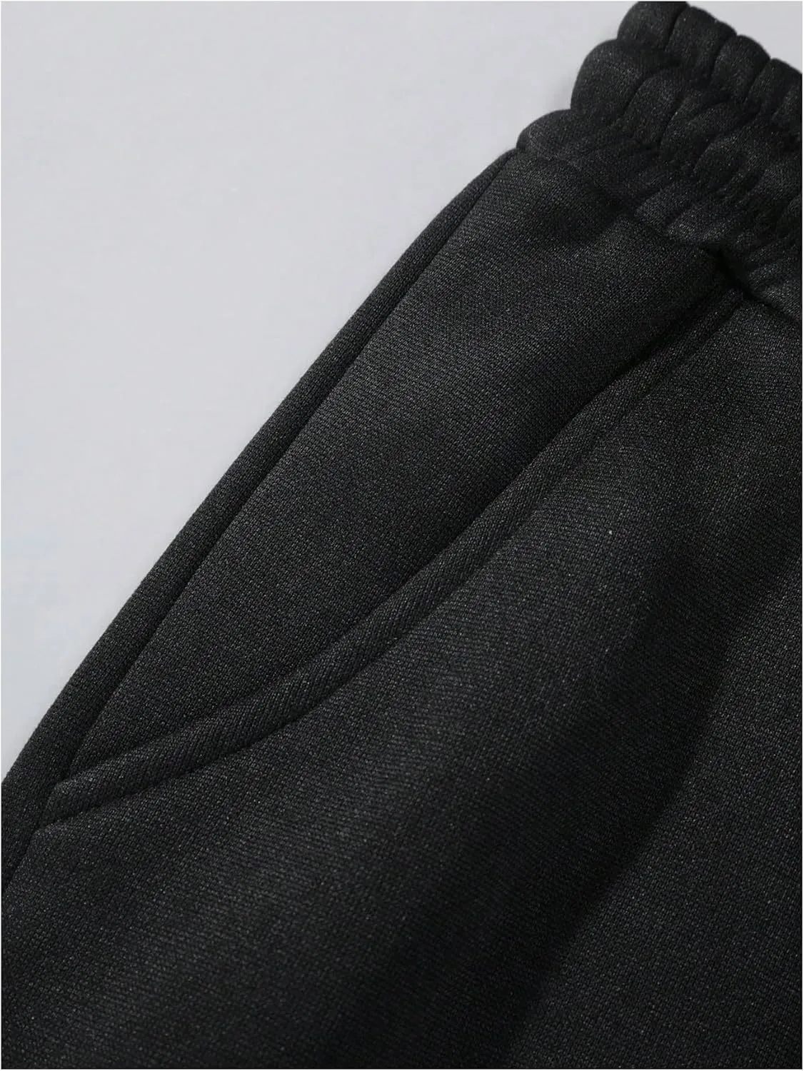 GORGLITTER Men's Graphic Baggy Sweatpants Wide Leg Y2K Drawstring Stacked Jogger Pants with Pockets