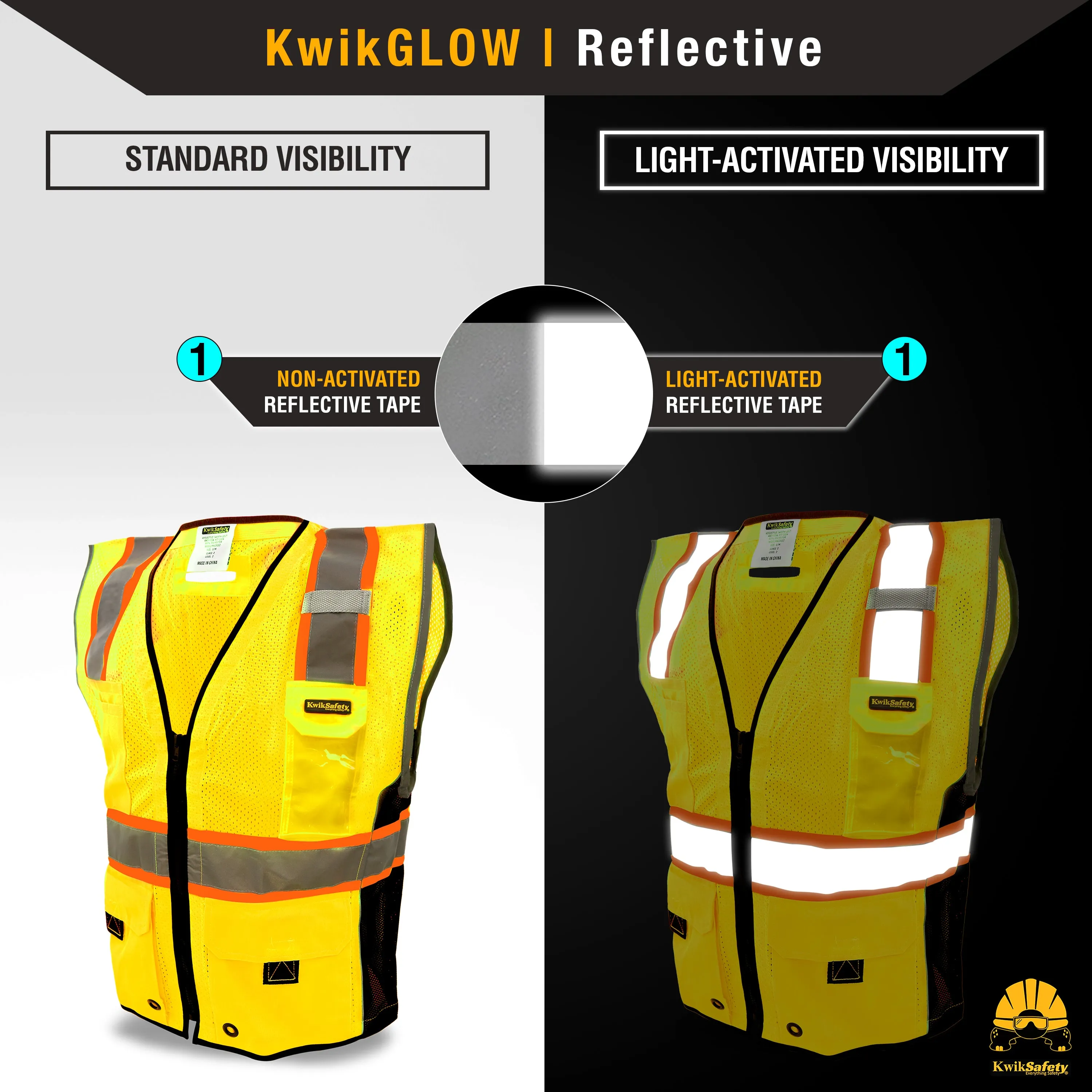 KwikSafety GRAND KAHUNA | ANSI Class 2 Premium Safety Vest - Model No.: KS3306