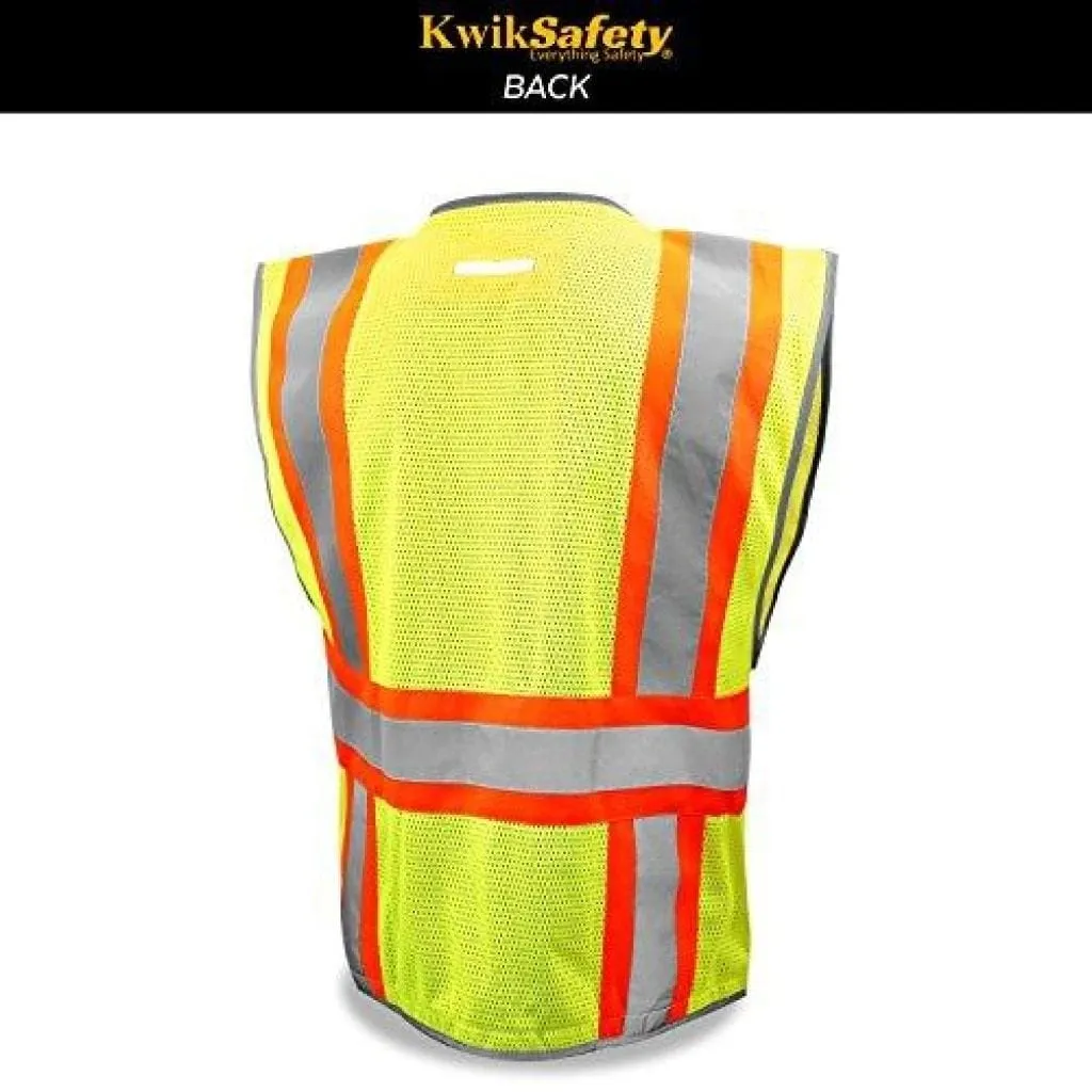 KwikSafety IMPERIAL | ANSI OSHA Class 2 Safety Vest - Model No.: KS3307