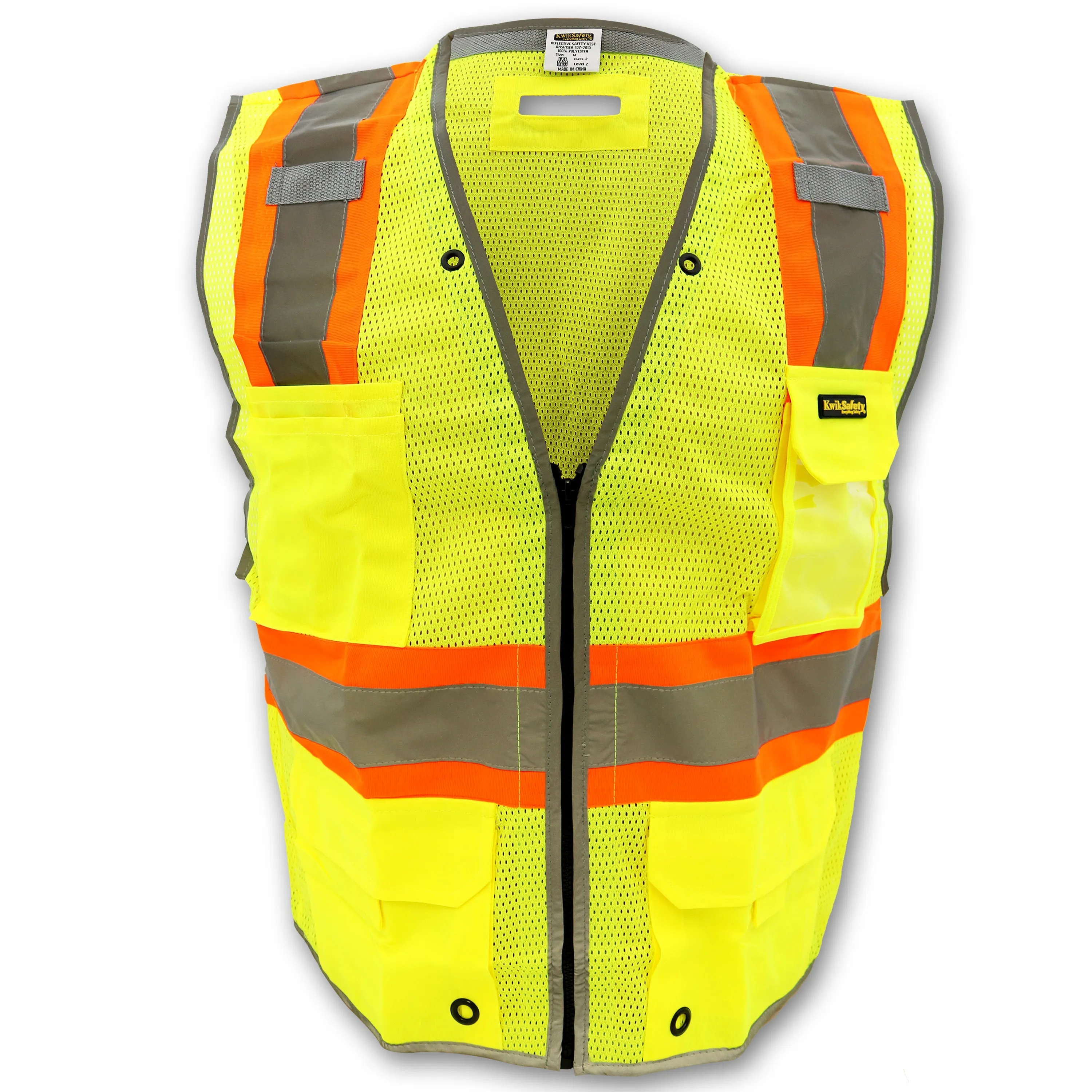KwikSafety IMPERIAL | ANSI OSHA Class 2 Safety Vest - Model No.: KS3307