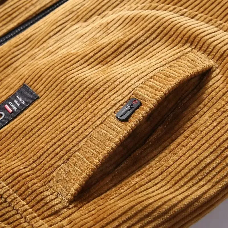 Mens Thick Winter Jacket Men Male Thermal Windbreaker plus Size r Corduroy Jackets Casualwear