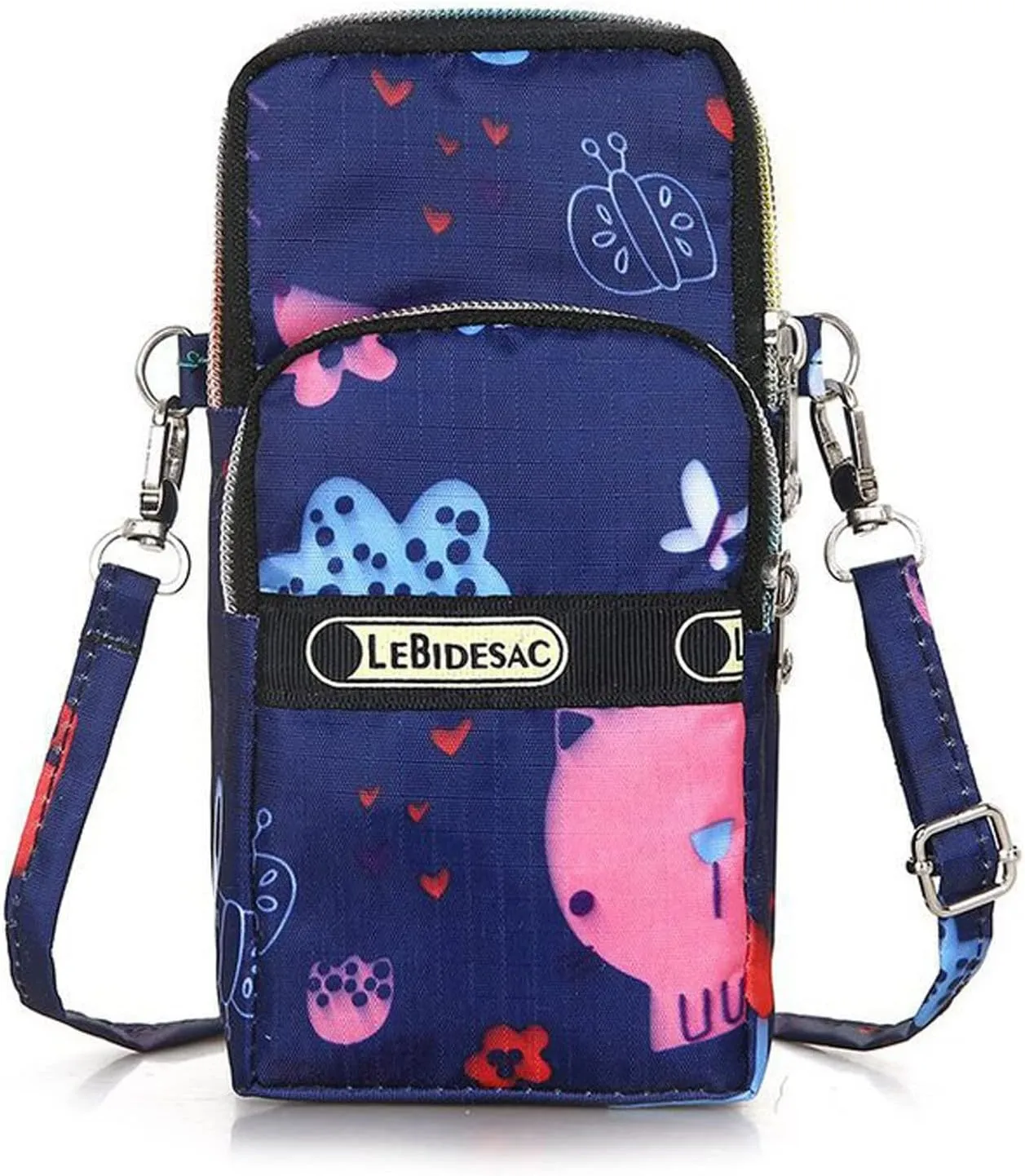 Purses for Women Fashion Neutral Nylon Water Proof Students Print Outdoor Sports Arm Bag Phone Bag Shoulder