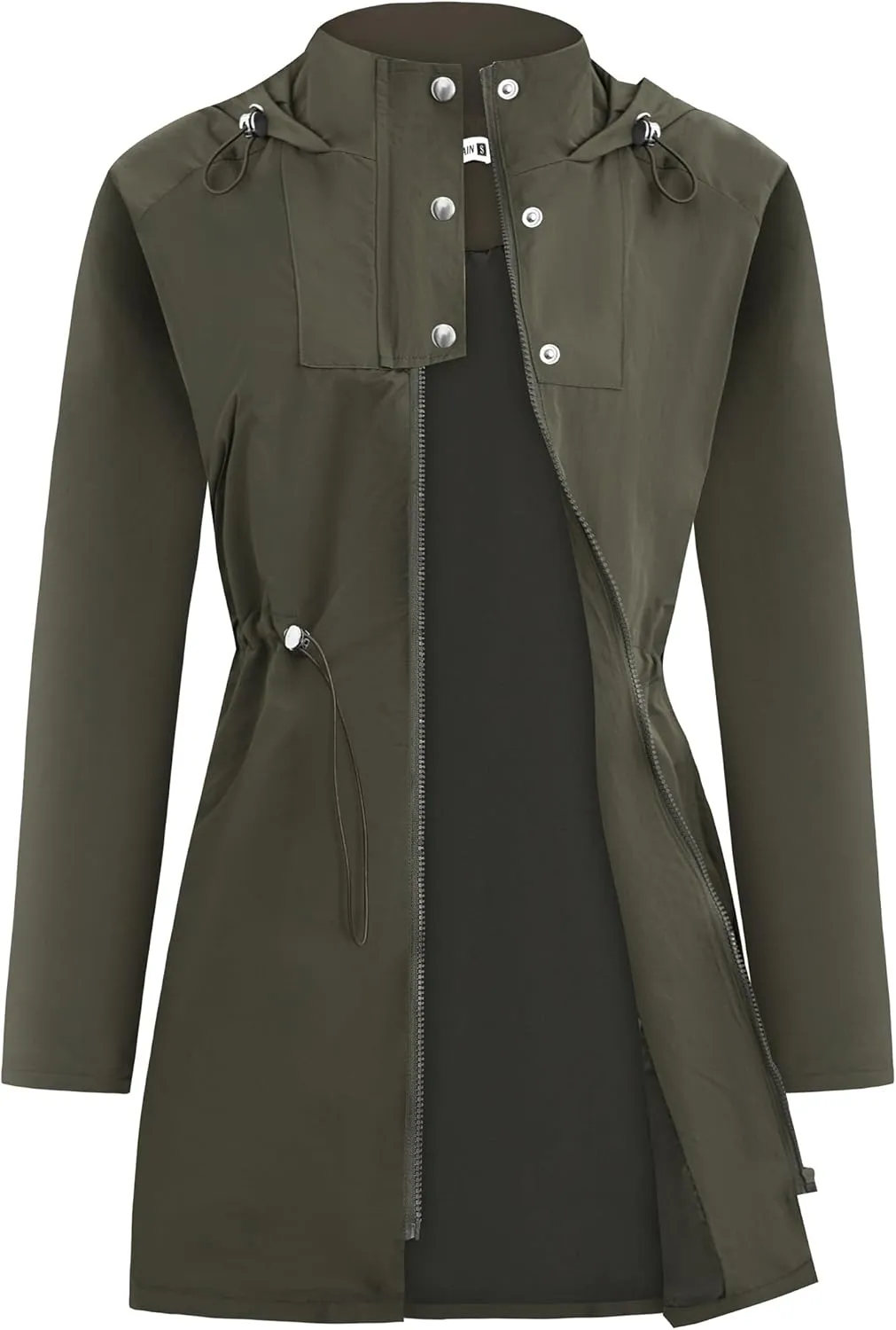 Raincoat Women Waterproof Long Hooded Rain Jacket Climbing Outdoor Trench Coats Windbreaker Travel Jacket