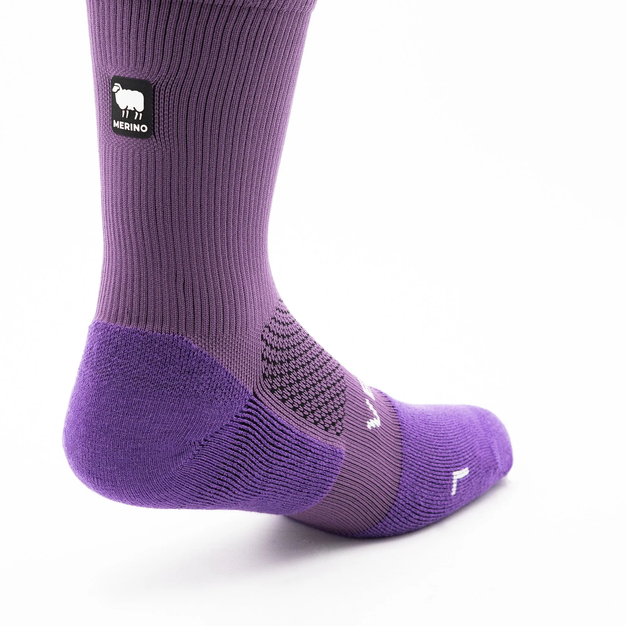 Winter Berry Merino Winter Socks