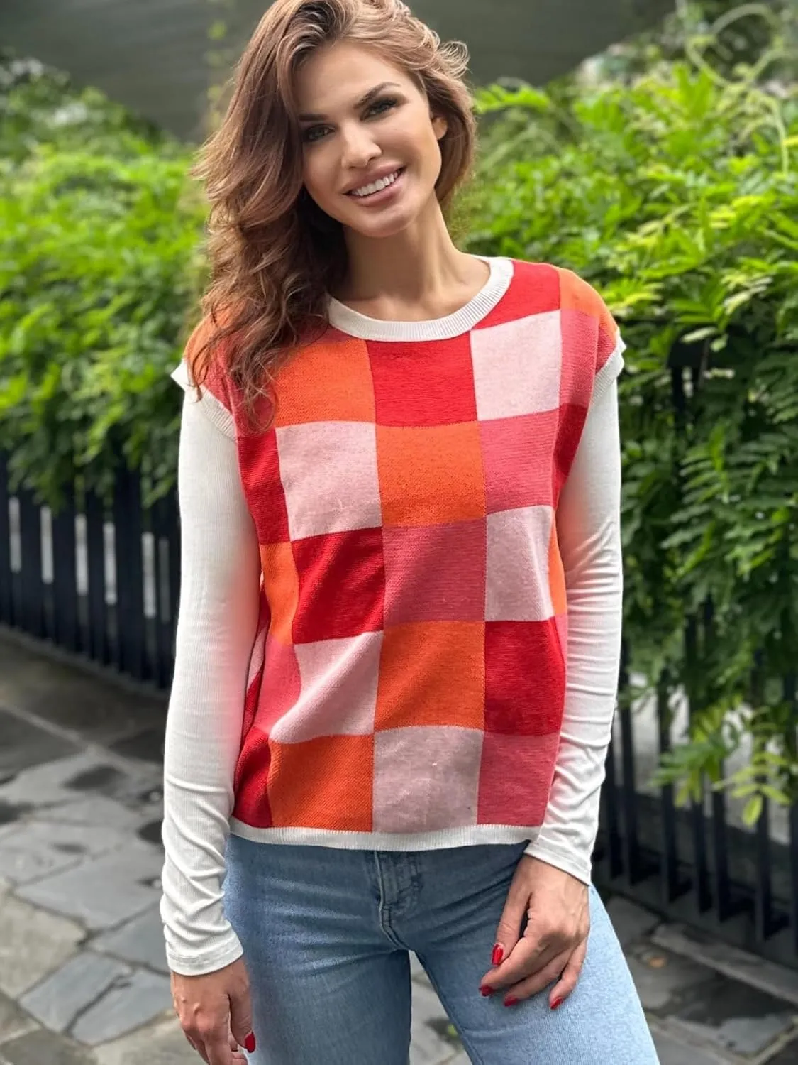 Women's Crop Tops Cap Sleeve Crew Neck Color Block Going Out Lightweight Sweater Tops