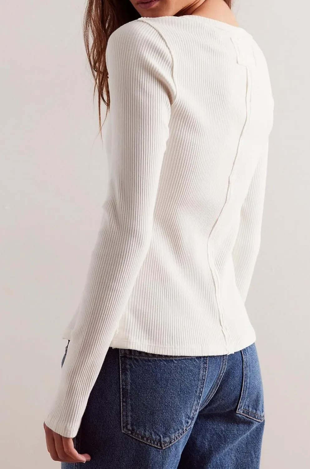 Womens Slim Fitted Cardigan Long Sleeve Y2K Ribbed Tops Button Down Shirts